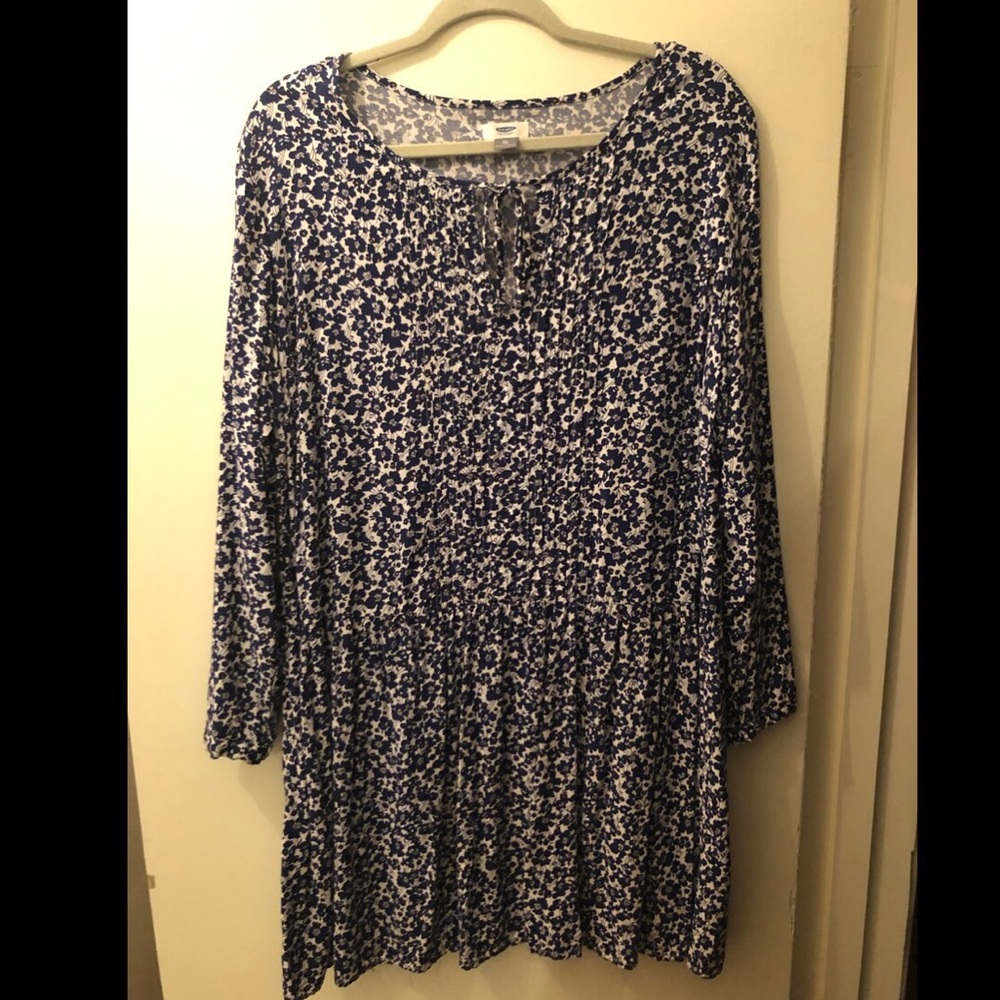 Peasant style floral dress